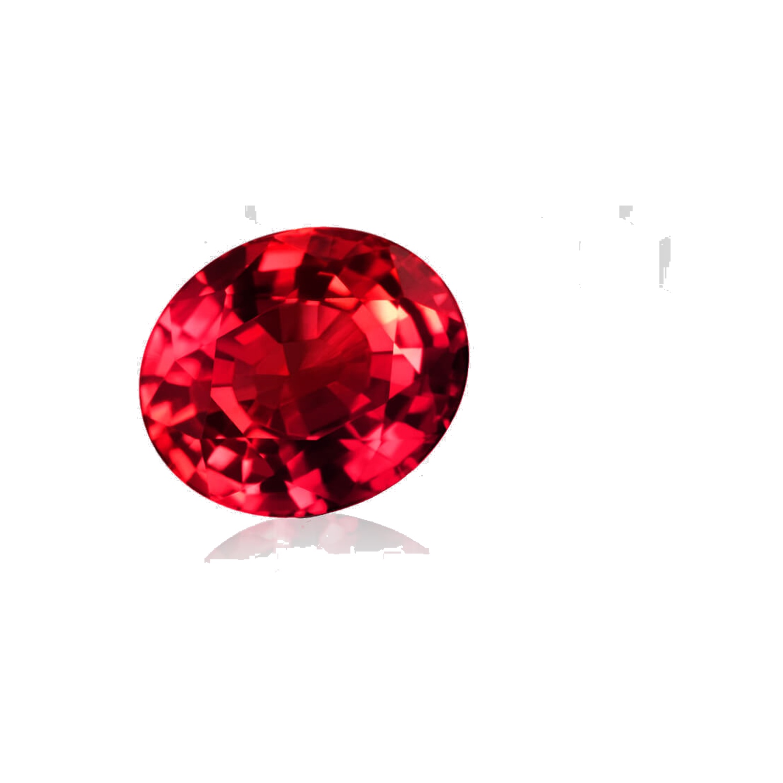 Crimson Ruby Oval